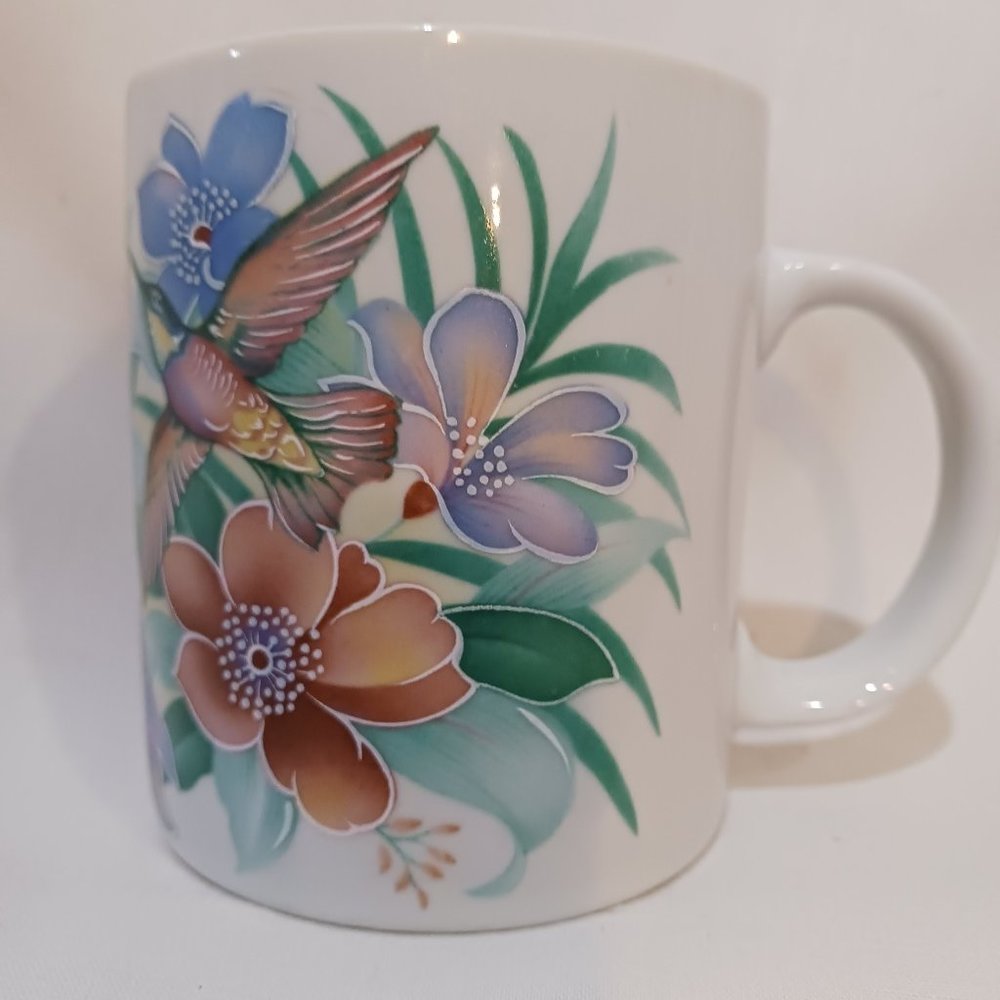 Otigiri coffee mug hand painted.